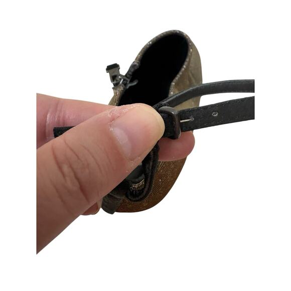 Brian Atwood Fruitera Iridescent Glitter Ankle Strap Stiletto Booties - 6.5 - Picture 13 of 14